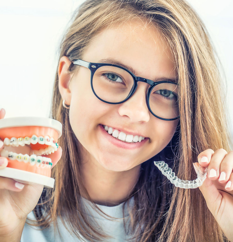 invisalign patient smiling